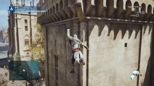 Assassin's Creed Unity - Arno flying in the air on 2022 смотреть онлайн