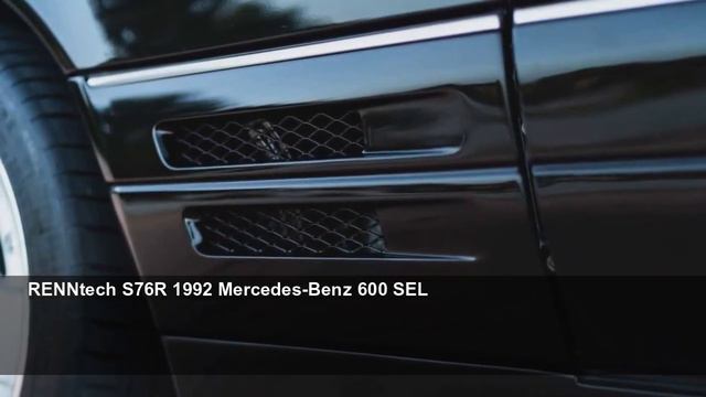 1992 Mercedes-Benz 600 SEL Restomod Has 615 HP From 7.2-Liter V12