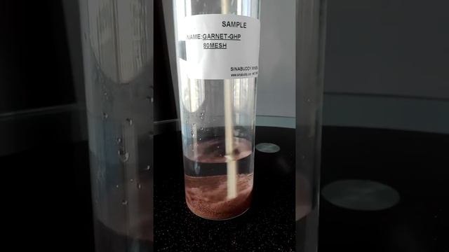 Garnet GHP 80 mesh Test from sinabuddy mineral co.ltd. смотреть онлайн