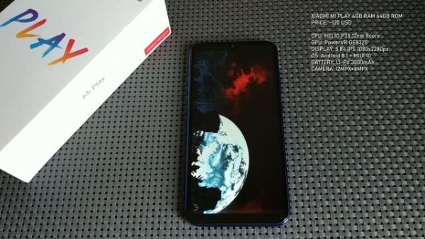 Mediatek MT6765 Helio P35 Antutu Score ★ Xiaomi Mi PLAY Antutu Score