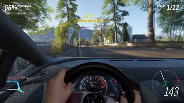 Forza Horizon 4 - Volante real com painel virtual | Lamborghini Huracan - G27 | Chroma Key смотреть онлайн