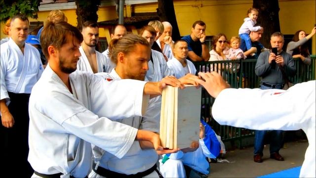 2017 - Московский Кодокан. Каратэ. Тамэсивари. Удар. 5 досок вдребезги. смотреть онлайн