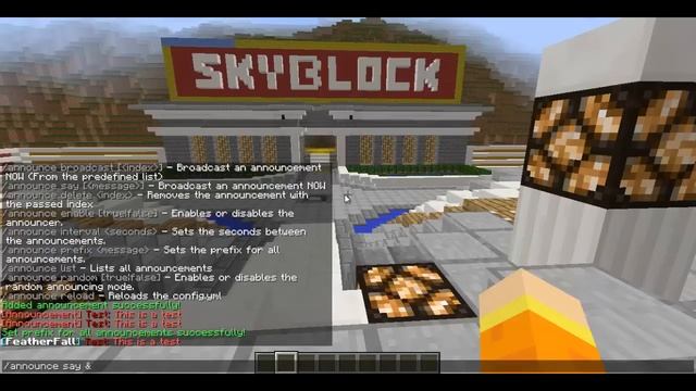 Announcer Bukkit Plugin How to Use 1.11 смотреть онлайн