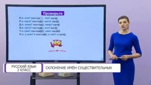 Русский язык. 3 класс. Склонение имён существительных /25.01.2021/