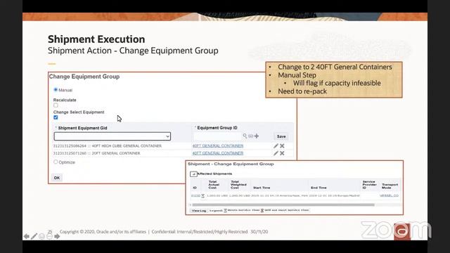 Oracle Presents:  New Capabilities In Ocean/International Shipping
