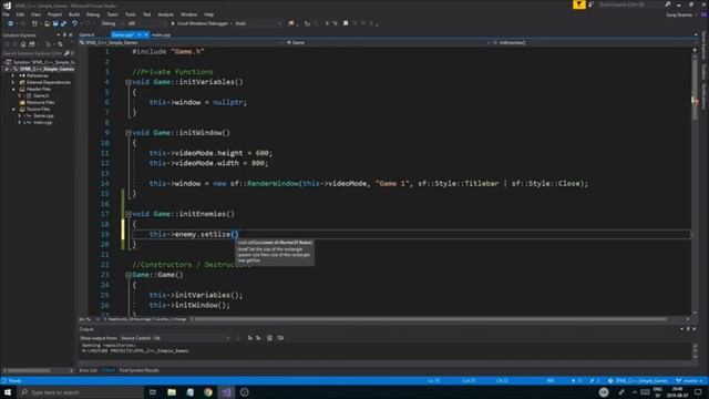 Simple C++ & SFML Game in ONE VIDEO - For Beginners | Enemies, Points, Fonts, Keyboard/Mouse input смотреть онлайн