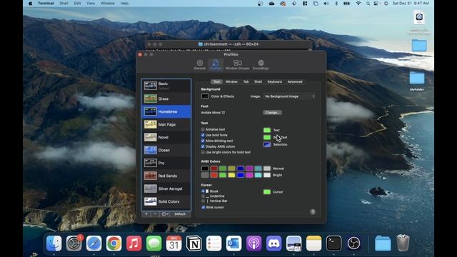 Change the Color Profile of MacOS Terminal смотреть онлайн