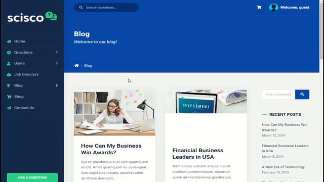 Questions and answers wordpress theme | Scisco wordpress theme Download For Free смотреть онлайн