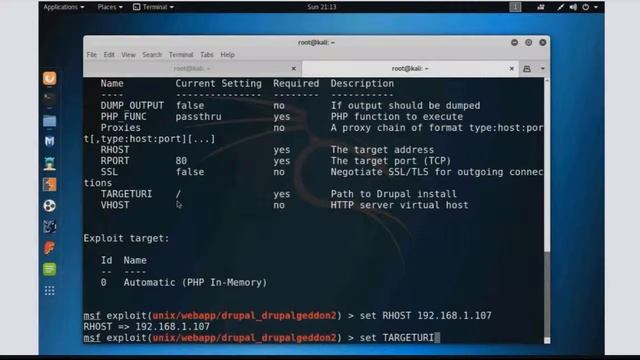 Short demo running exploit on website in a VM lab with a Metasploitable web server смотреть онлайн
