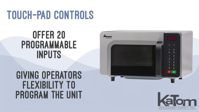 Amana 1000W Commercial Microwave (RMS10TSA) смотреть онлайн