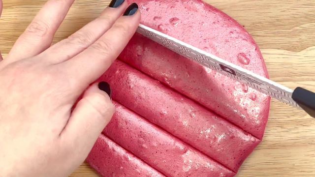 MAKEUP Slime Mixing!! Satisfying Fuchsia Slime Coloring!! Series #94