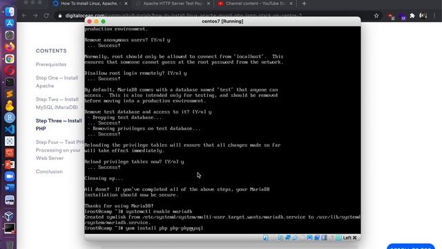 #3 Instalasi PHP MariaDB | Centos 7 LAMP Server смотреть онлайн