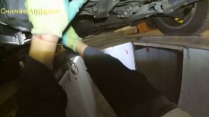 Ремонт Рено меган 3 DCI К9К836 часть 3 (Снимаем поддон двигателя)