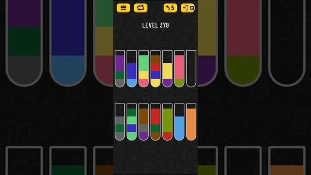 Water Sort Puzzle - level 379 смотреть онлайн