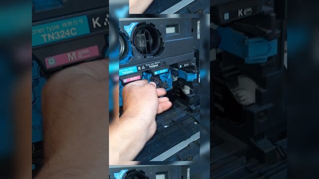 Replacing OPC DRUM in Konica Minolta bizhub c258/224 #short смотреть онлайн