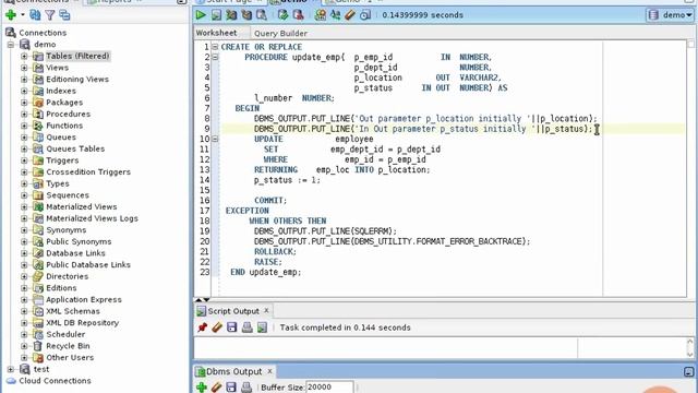 04 06 DemoParameter Modes & NOCOPY смотреть онлайн