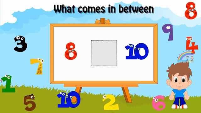 What comes between for pre- primary students| Between Numbers смотреть онлайн