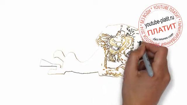 Как просто и красиво нарисовать Льва из мадагаскара Алекса за 36 секунд смотреть онлайн