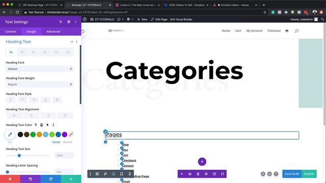 How to Create a Dynamic HTML Sitemap Page in Divi смотреть онлайн