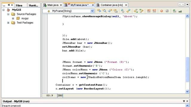 Работаем с GUI. Создание меню. Часть 2. Урок 157 смотреть онлайн