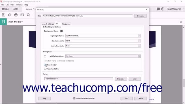 Acrobat Pro DC Tutorial Adding 3D Content to PDFs - Adobe Acrobat Pro DC Training Tutorial Course смотреть онлайн