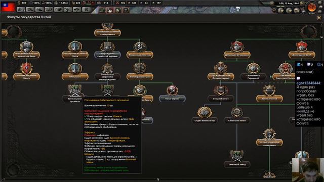 ХОИ (Hearts of Iron IV) (Китай. День 8) смотреть онлайн
