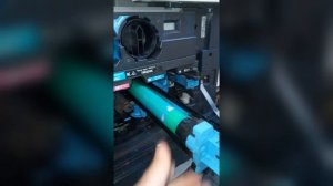 Replacing the OPC DRUM. Konica Minolta bizhub c258. #bizhub