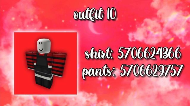 20 red Roblox outfit codes! ? смотреть онлайн