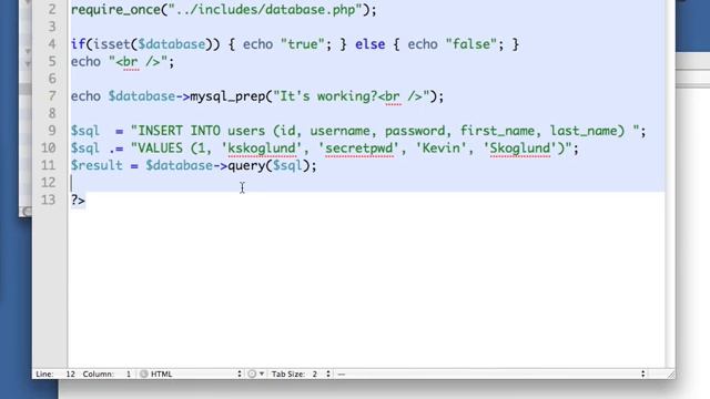 PHP Tutorial Advanced 06 03 Using the database object смотреть онлайн