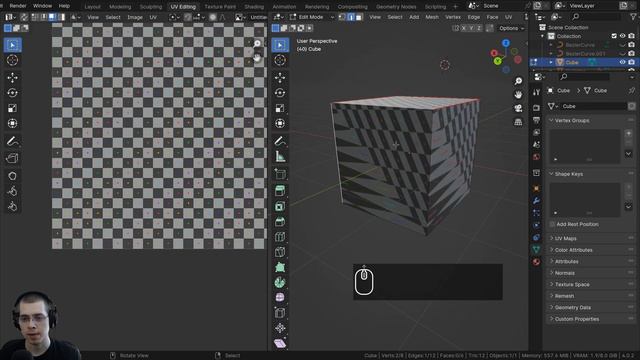 Part 8 - Blender for Complete Beginners Tutorial Series (UV Unwrapping) смотреть онлайн