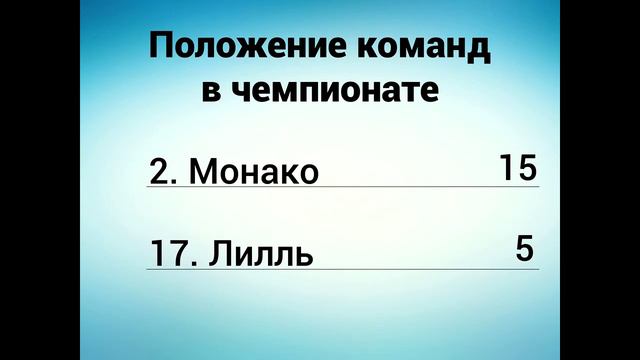 Лилль - Монако - Где смотреть, по какому каналу трансляция матча 22.09.17 смотреть онлайн