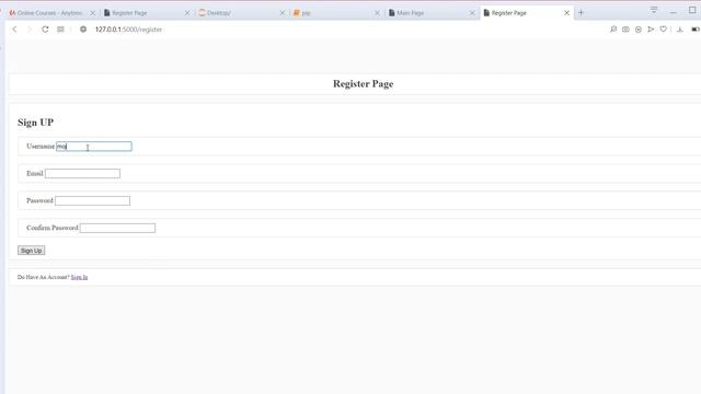 Register and Log in web pages using Flask - Python смотреть онлайн