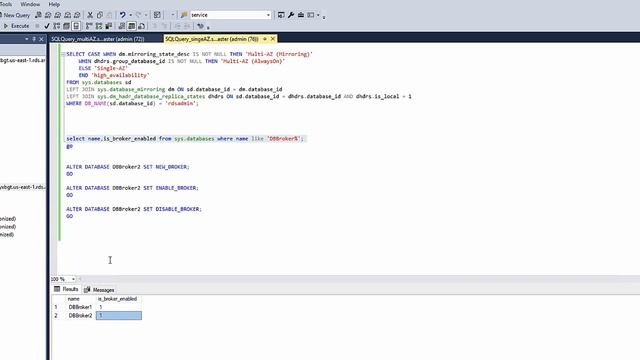 How can I activate and deactivate SQL Server Service Broker for Amazon RDS for SQL Server? смотреть онлайн