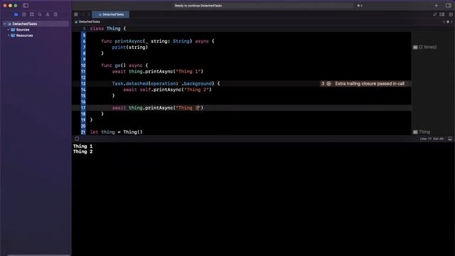 Detached Tasks In Swift Explained (2023) – IOS Tips