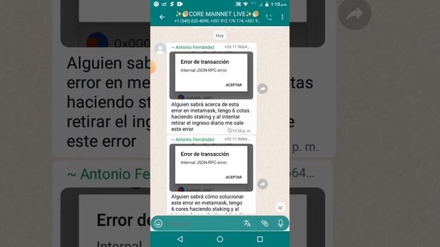 ERROR AL RETIRAR MIS CORE DE STAKING EN METAMASK//SOLUCION//DETALLADA//CORE DAO MINING?? смотреть онлайн