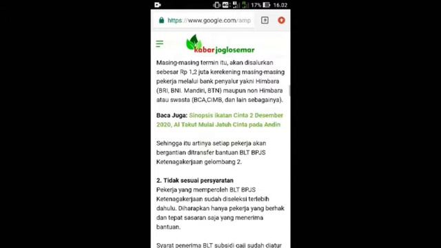 TERBARU KABAR BLT TAHAP 6 TERMIN 2 CAIR, INI PENYEBAB SUBSIDI GAJI ANDA BELUM CAIR. смотреть онлайн