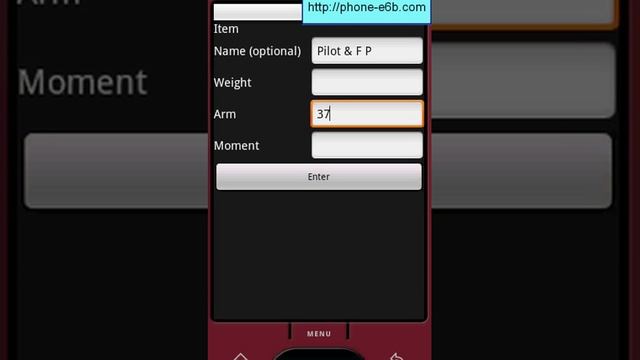 Weight and Balance Calculation on Phone E6B смотреть онлайн