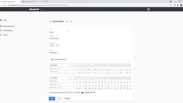 TM Club - Scorecards and Cart Signs смотреть онлайн