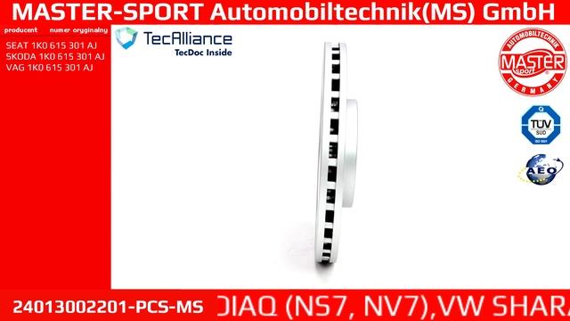 24013002201-PCS-MS | BRAKE DISC | Master-Sport-Automobiltechnik (MS) GmbH смотреть онлайн