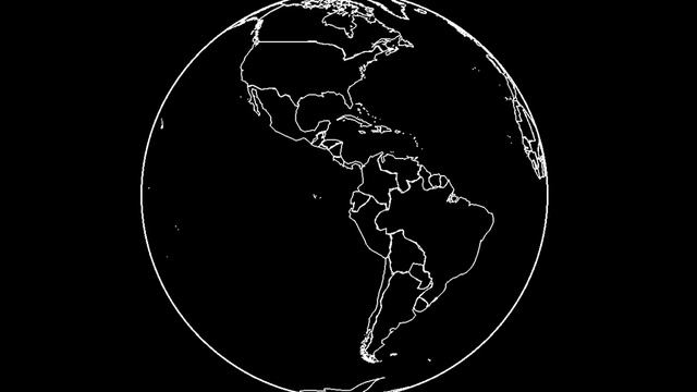 Spinning globe 3D render using pygame смотреть онлайн