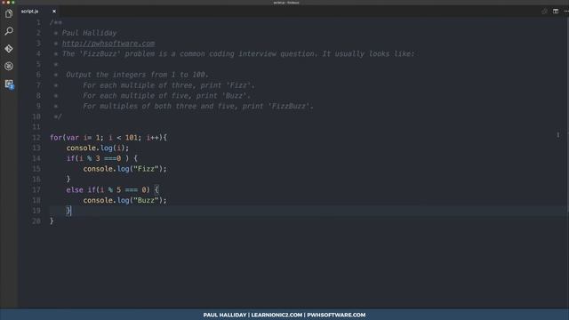 Fizz Buzz - Coding Interview Exercise смотреть онлайн
