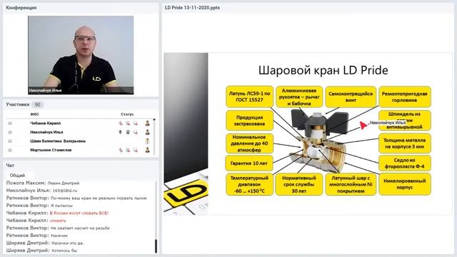 LD PRIDE: ЛАТУННЫЕ ШАРОВЫЕ КРАНЫ - ВЕБИНАР LD смотреть онлайн