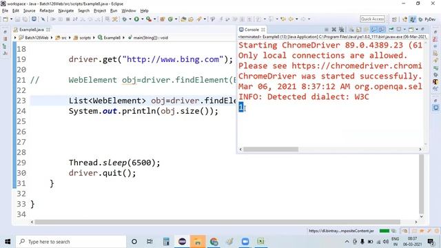 Selenium Tutorial :: Example on FindElements смотреть онлайн