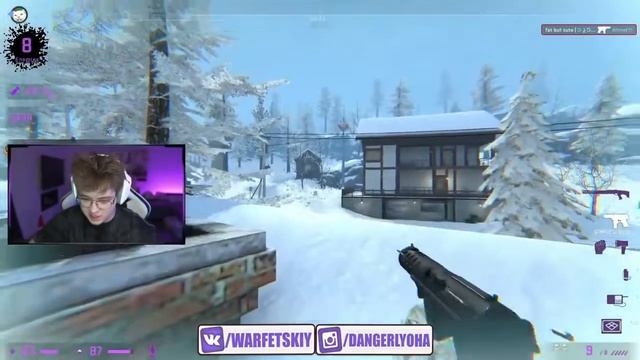 ШАРФ ИГРАЕТ В DANGER ZONE С МУРЗОФИКСОМ CS GO смотреть онлайн