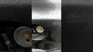 Не открывается лючок бензобака Mitsubishi Lancer X, VIII . Замена/установка пружинки лючка бензобак