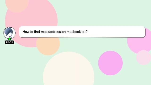 How to find mac address on macbook air? смотреть онлайн