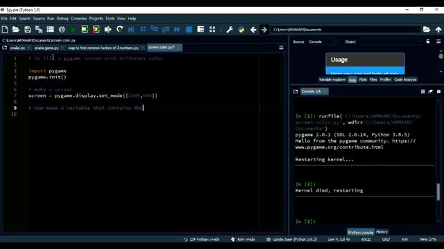 How to fill pygame window with different color смотреть онлайн