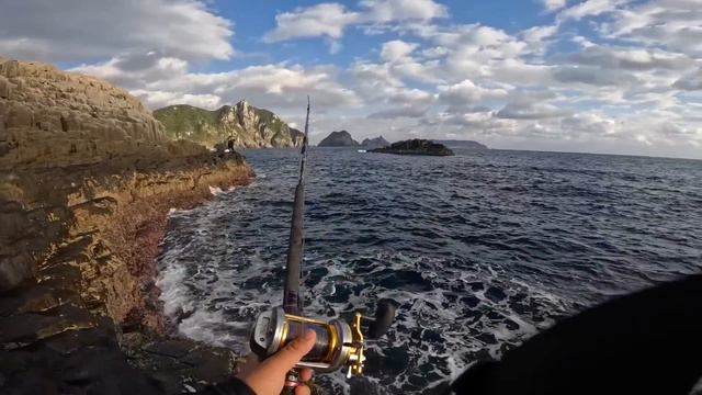 【超BIGゲーム】日本初！？１００号竿でヒラマサ丸ごと一匹泳がせ！さらなる怪物を狙う！男女群島の水中映像もあるよ！【男女群島遠征＃３】