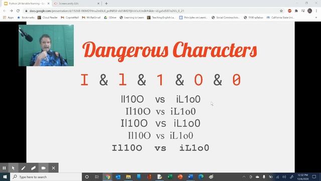 Python - Variable Naming смотреть онлайн