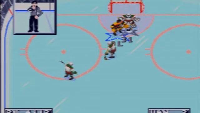 NHL 95 (Sega Genesis) Vancouver Canucks at Anaheim Mighty Ducks смотреть онлайн